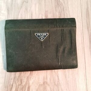Authentic Prada Vintage Saffiano Nylon Bi-Fold Wallet